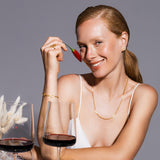 Orecchini Deco in Oro con Pavé