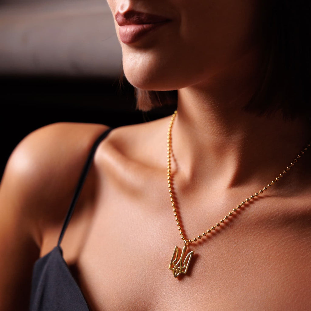 Collana "Trident" in Oro