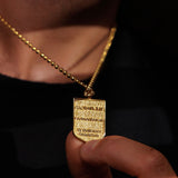 Collana "Trident Shield" in Oro