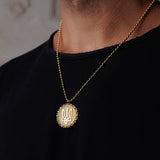 Collana "Trident Circle" in Oro