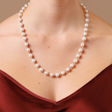 Collana Perle Barocche in Rodio