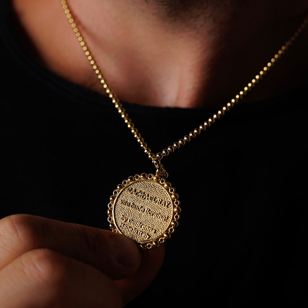 Collana "Trident Circle" in Oro