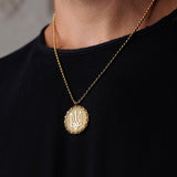 Collana "Trident Circle" in Oro