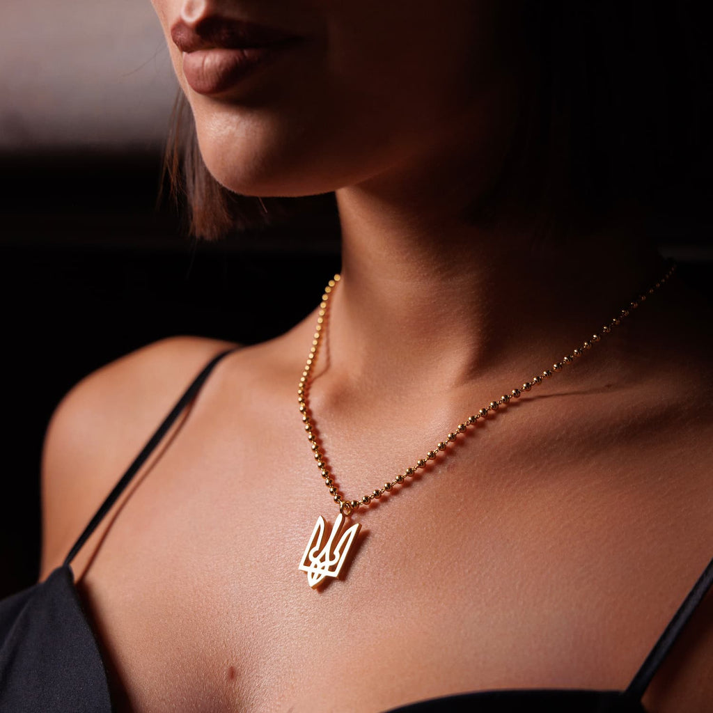 Collana "Trident" in Oro
