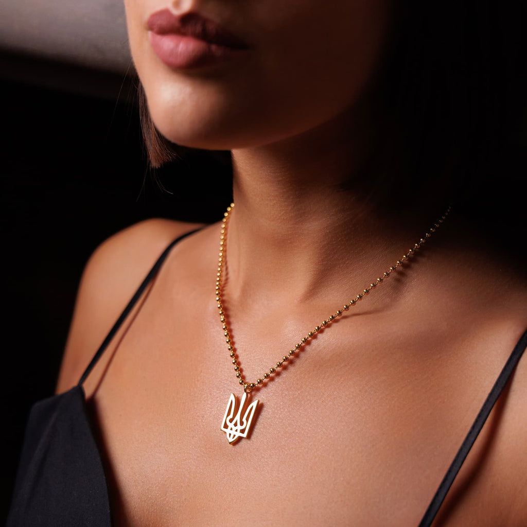 Collana "Trident" in Oro