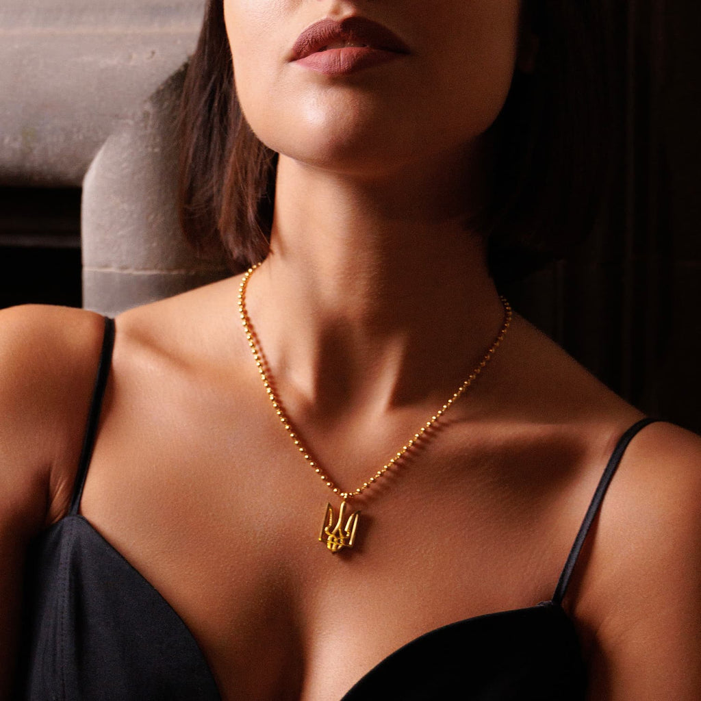 Collana "Trident" in Oro