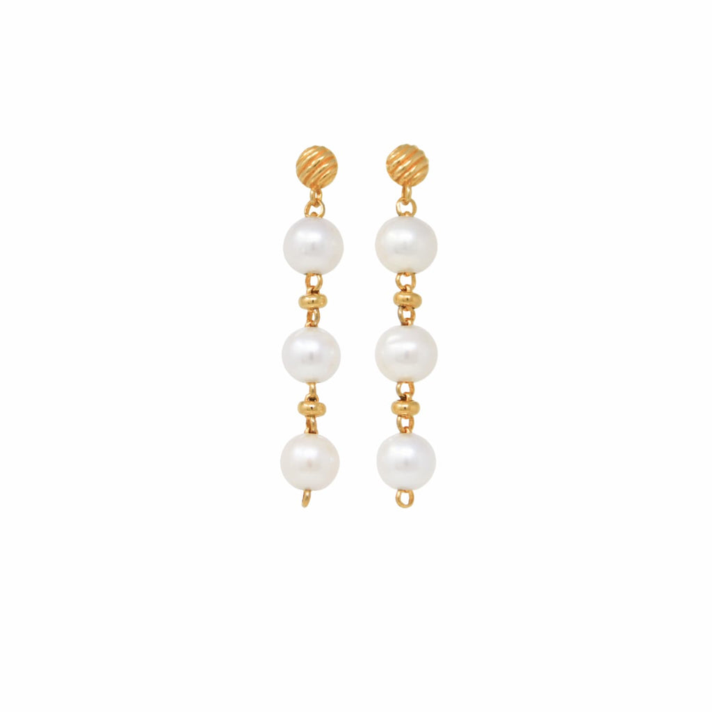 Orecchini Bella con Perle in Oro