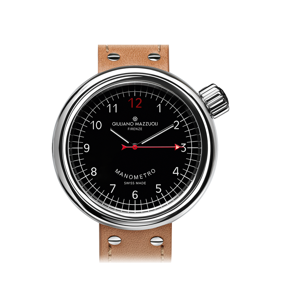 Orologio Manometro Nero - Giuliano Mazzuoli