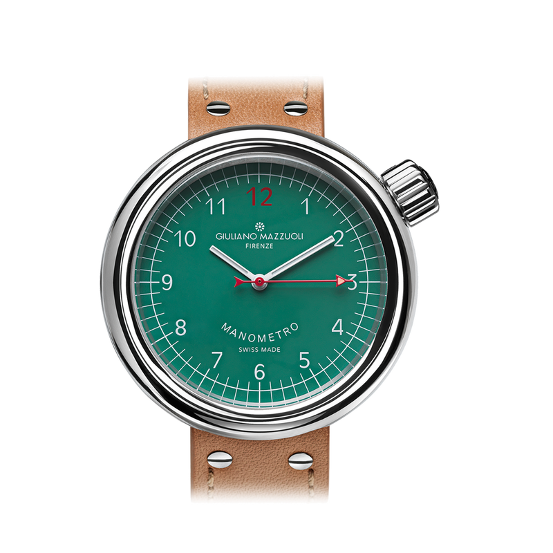 Orologio Manometro Verde - Giuliano Mazzuoli