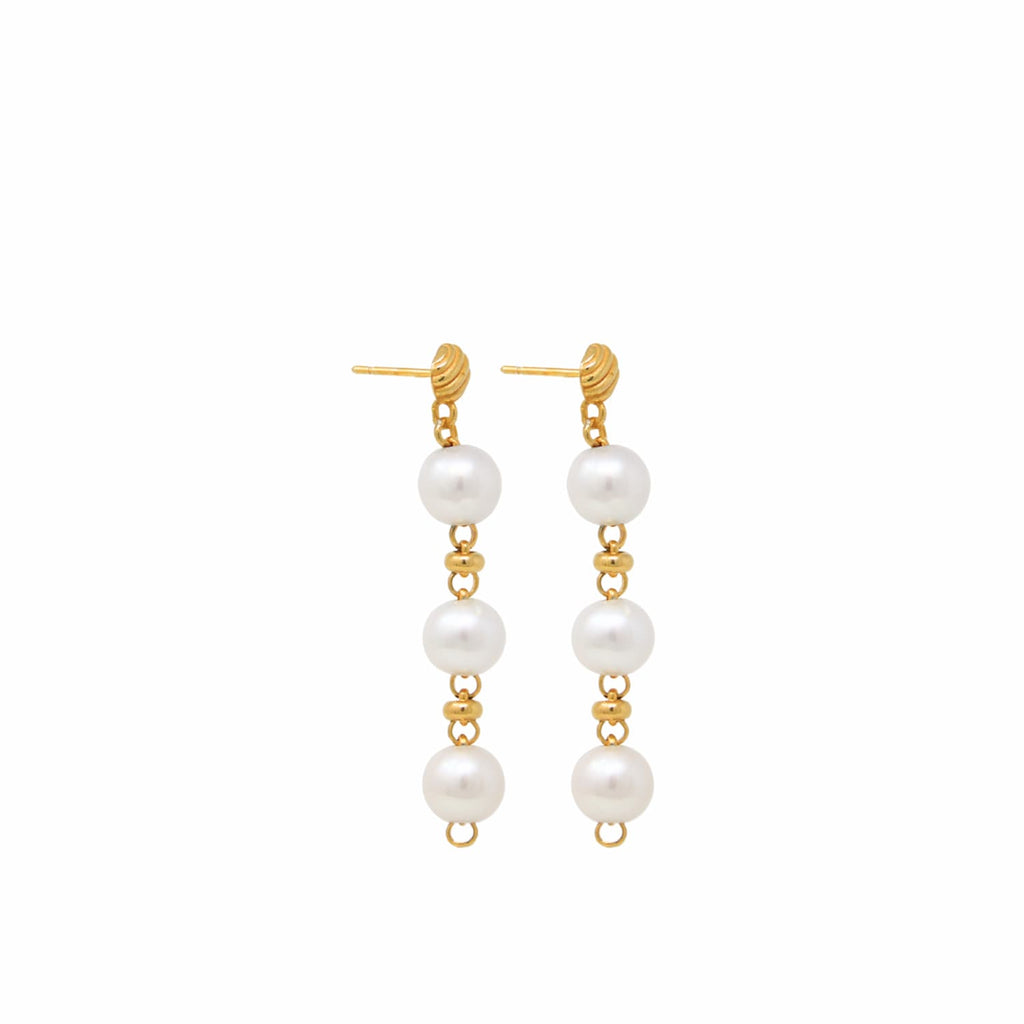 Orecchini Bella con Perle in Oro