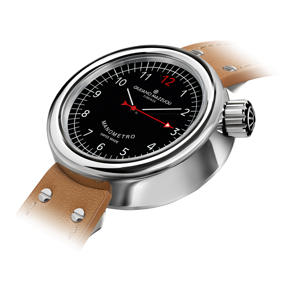 Orologio Manometro Nero - Giuliano Mazzuoli