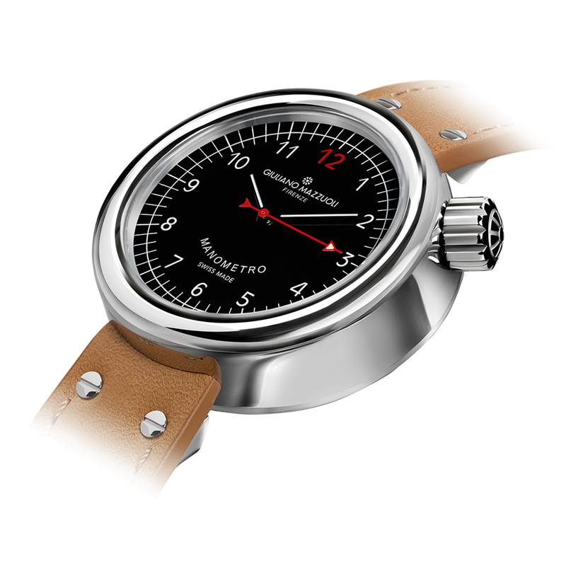 Orologio Manometro Nero - Giuliano Mazzuoli