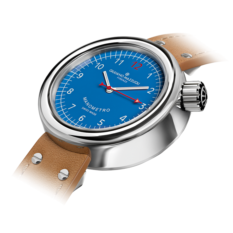 Orologio Manometro Blu - Giuliano Mazzuoli