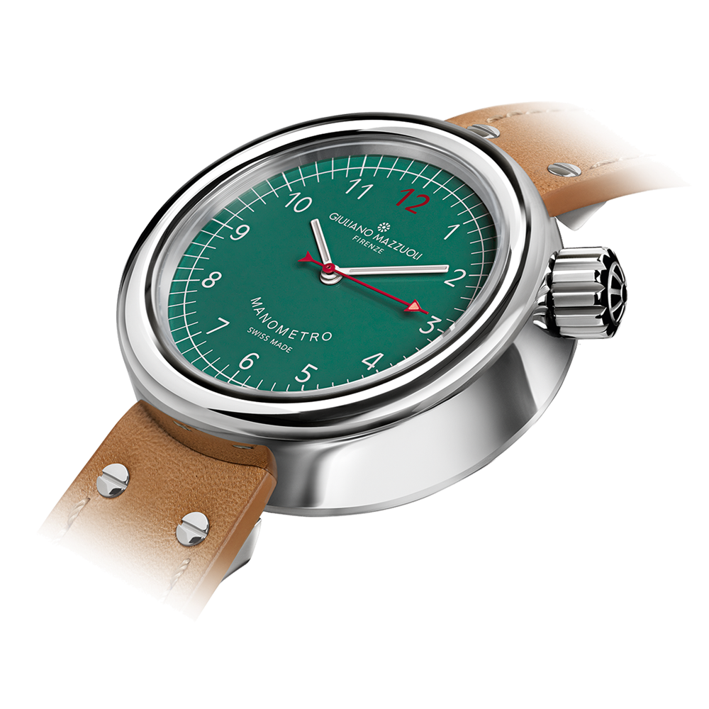 Orologio Manometro Verde - Giuliano Mazzuoli