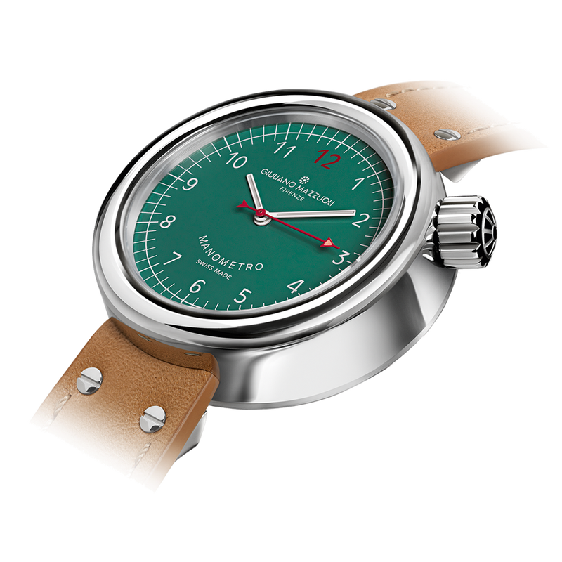 Orologio Manometro Verde - Giuliano Mazzuoli
