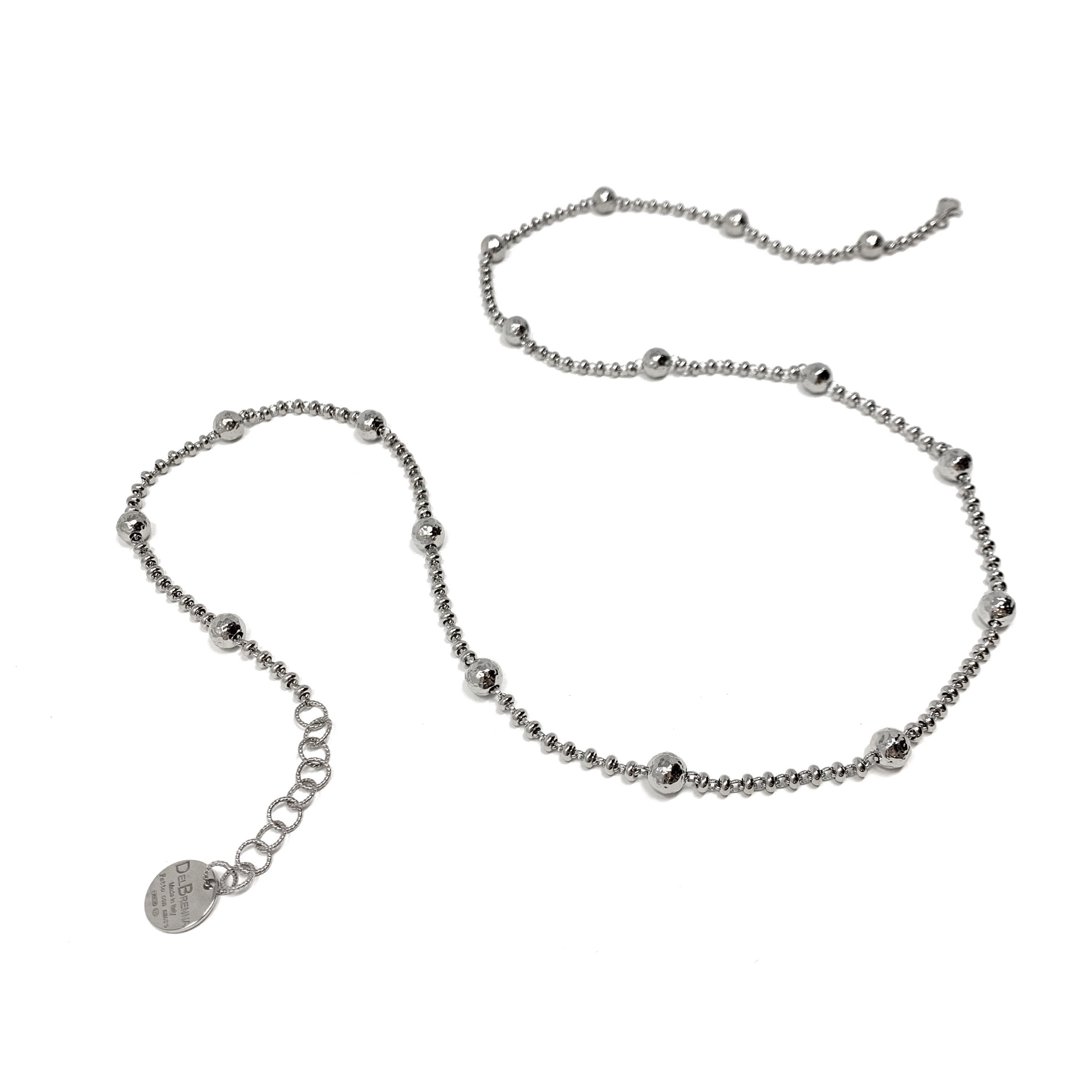 Collana Bollicine in Rodio