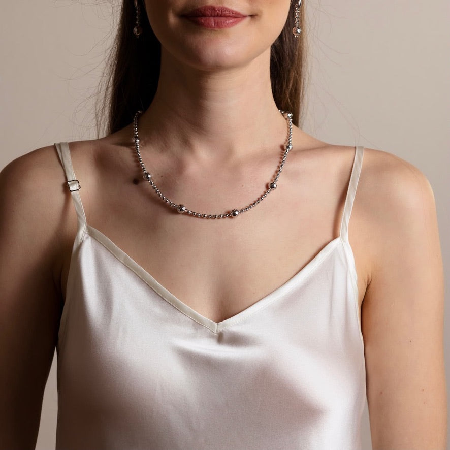 Collana Bollicine in Rodio