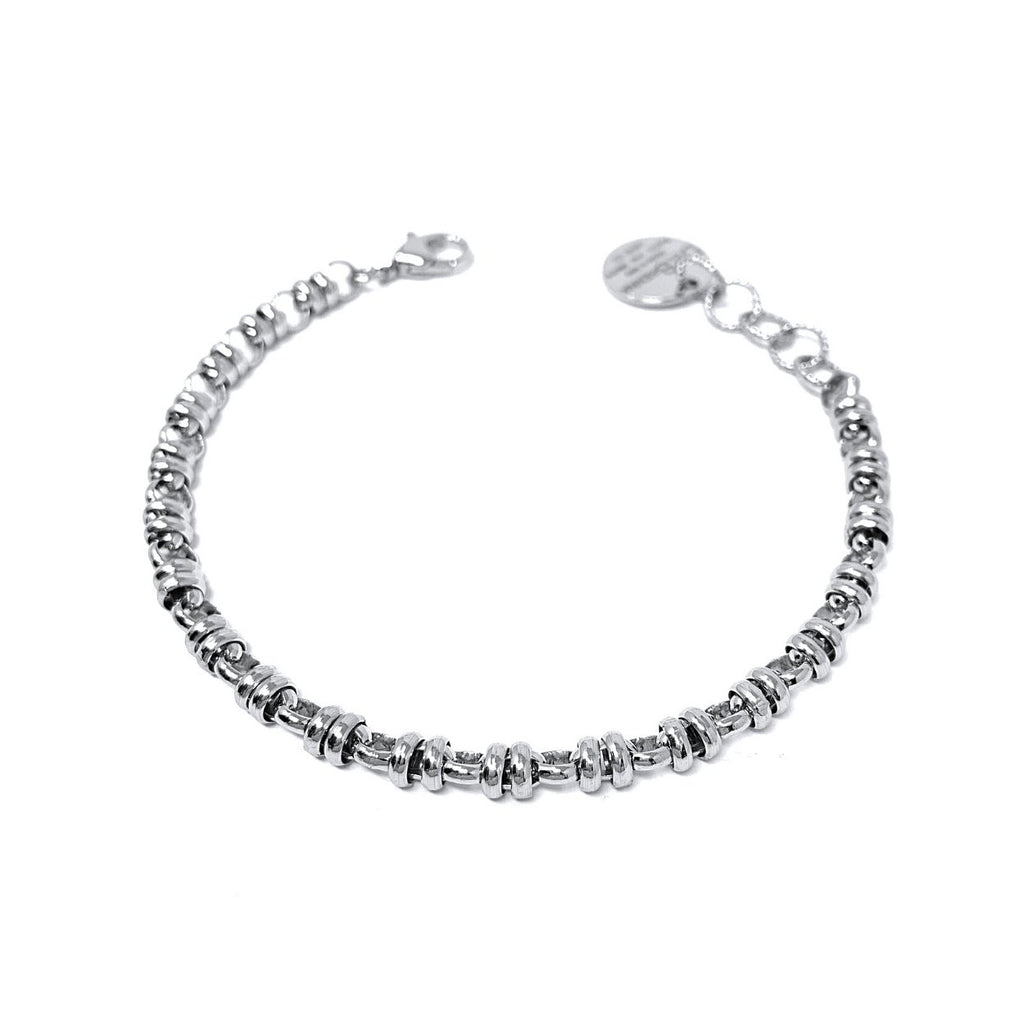 Bracciale Links 5mm in Rodio