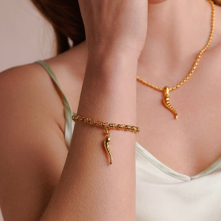 Pendente Cornicello Italiano in Oro