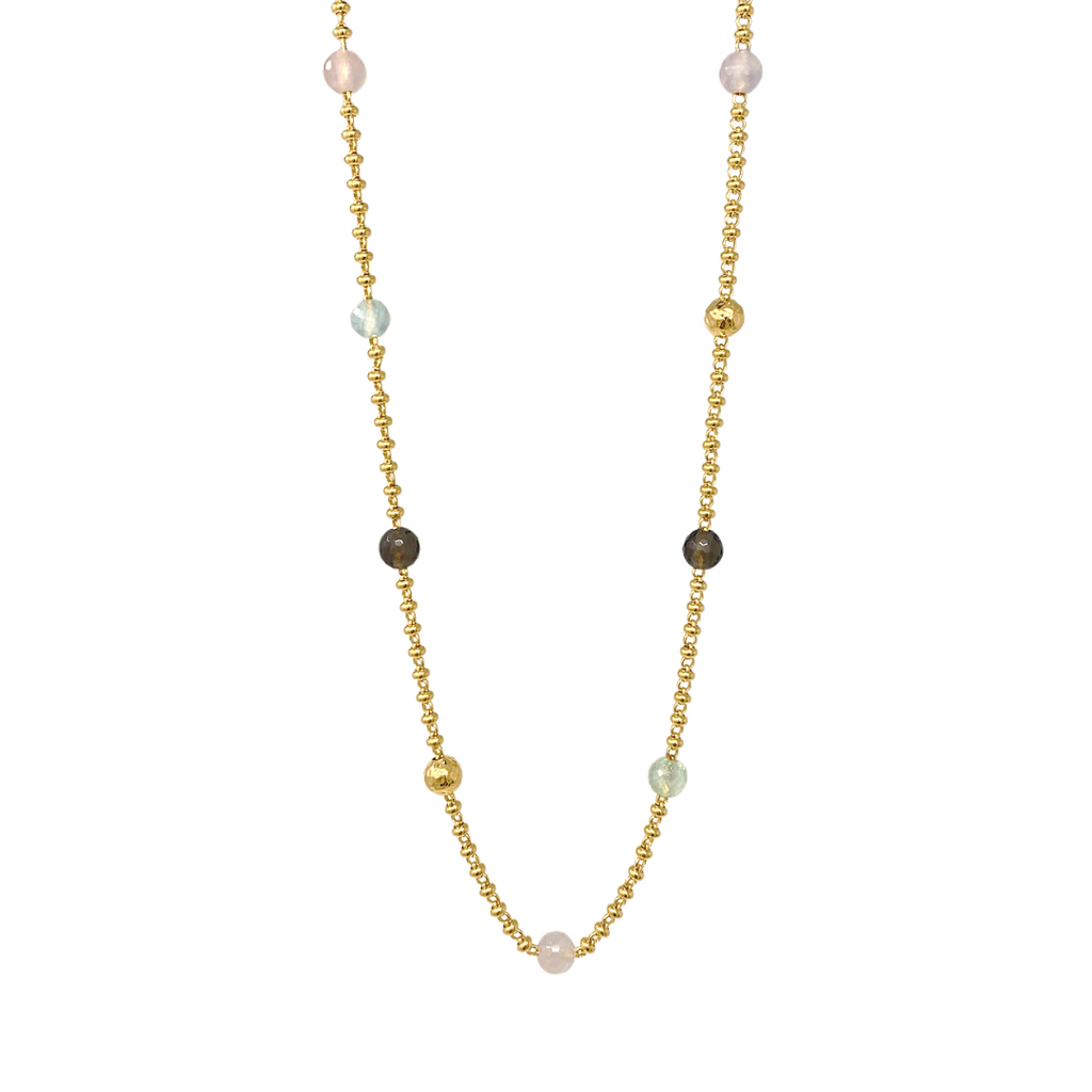 Collana Bollicine Color in Oro