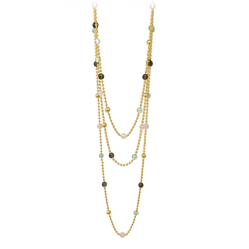 Collana Bollicine Color in Oro