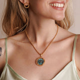 Pendente Filary in Oro con Moneta Ape Verde