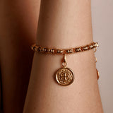 Charm Moneta Cortonese in Oro