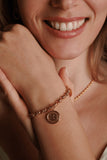 Charm Moneta Cortonese in Oro