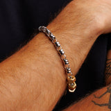 Bracciale Links 5mm Maximo in Rodio