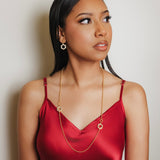 Orecchini Super Deco in Oro con Pavé