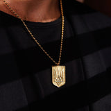 Collana "Trident Shield" in Oro
