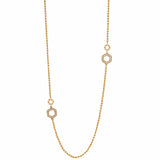 Collana Super Deco in Oro con Pavé