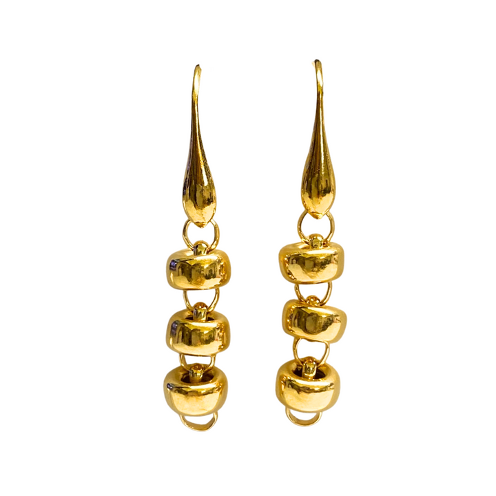 Orecchini Ciambelle 10mm in Oro, Corti