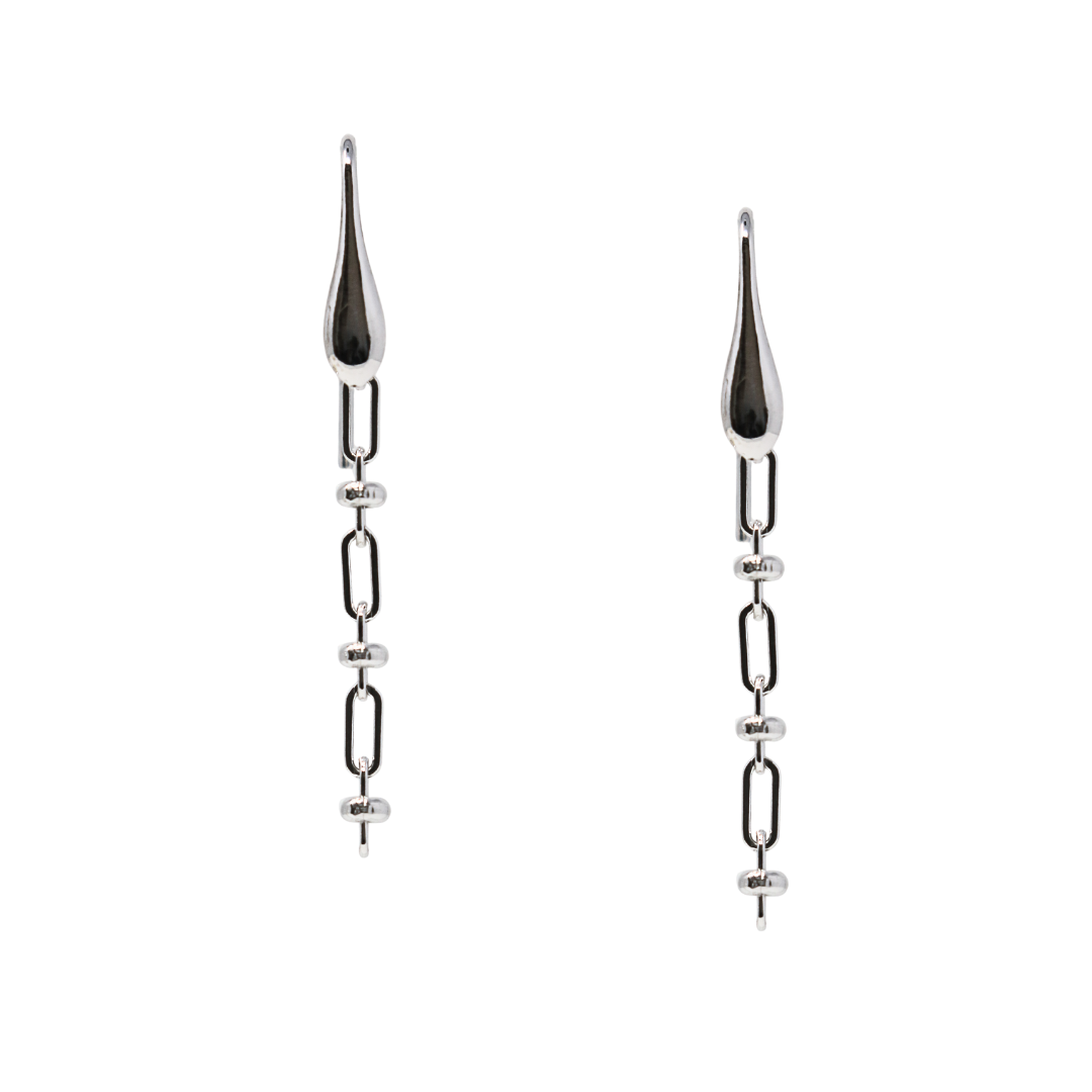 Orecchini Bella in Rodio