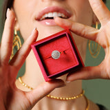 Anello Wish in Oro Rosa e Bianco 18K con Diamanti