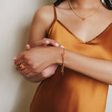 Bracciale Gemma in Oro con Corallo