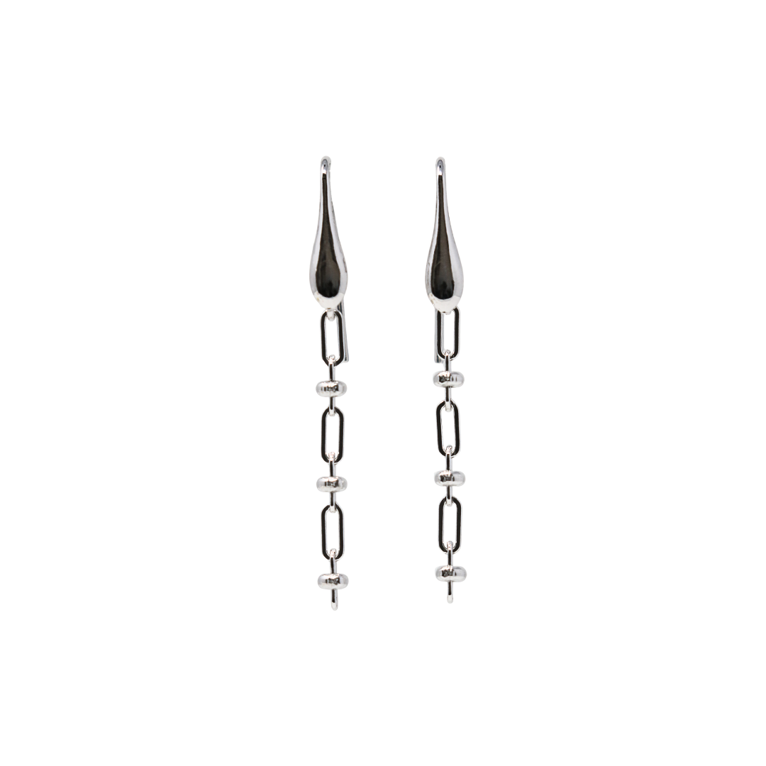 Orecchini Bella in Rodio