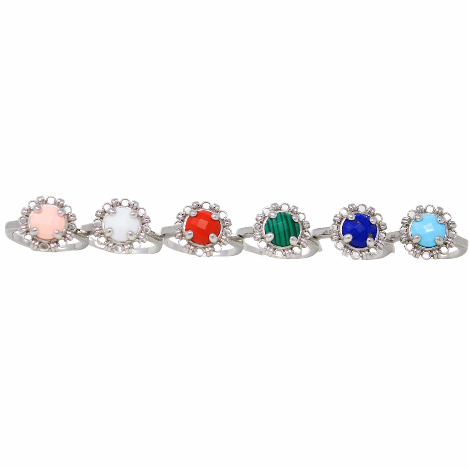 Anello Gemma in Rodio con Lapislazzuli