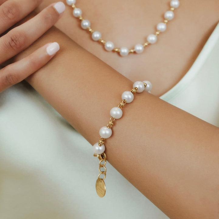Bracciale Bella con Perle in Oro