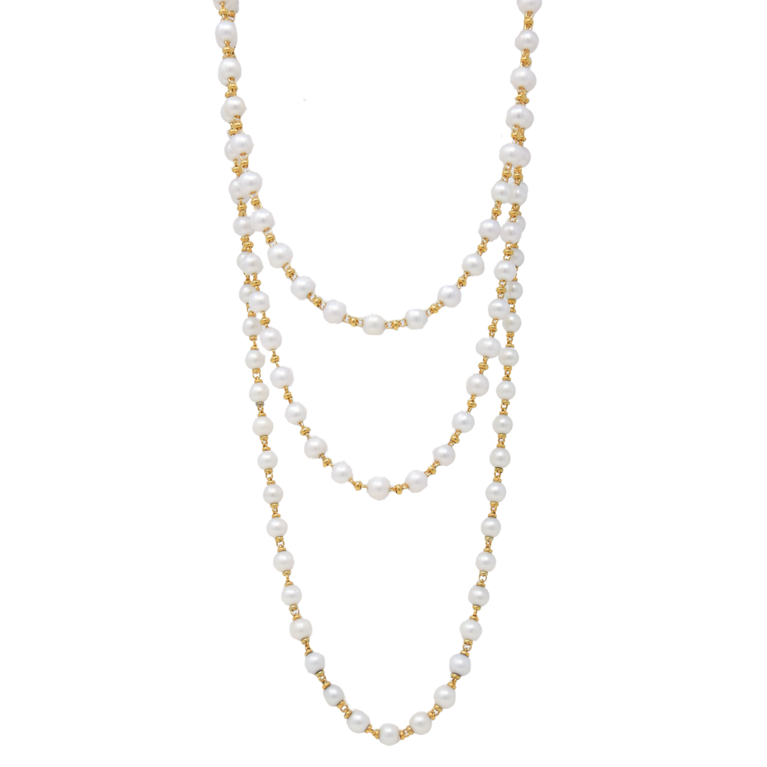 Collana Bella con Perle in Oro
