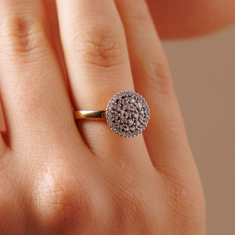 Anello Wish in Oro Rosa e Oro Bianco 18K con Diamanti