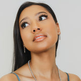 Orecchini Links Caviale in Rodio