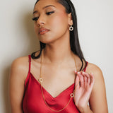 Collana Super Deco in Oro con Pavé