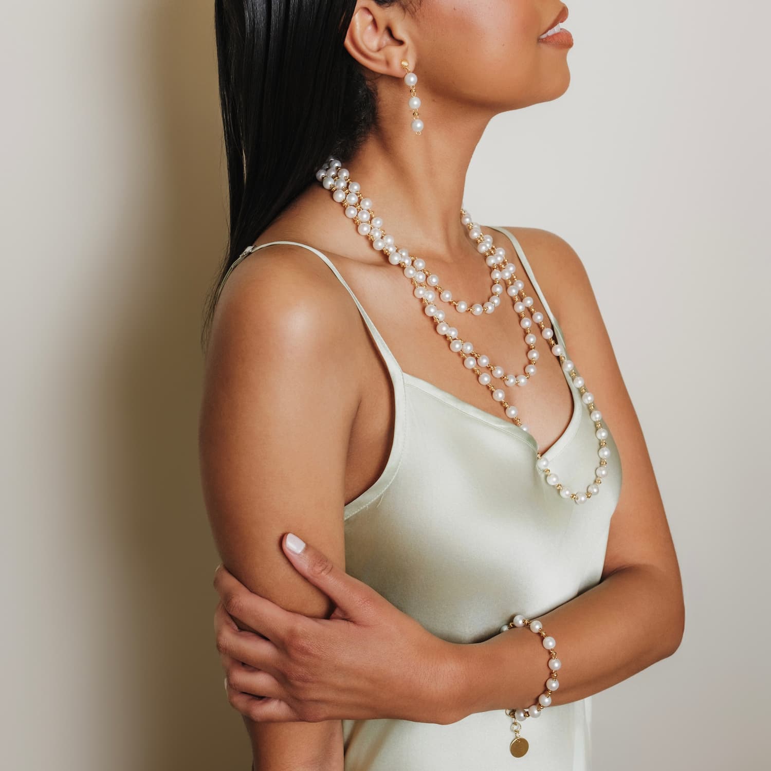 Collana Bella con Perle in Oro