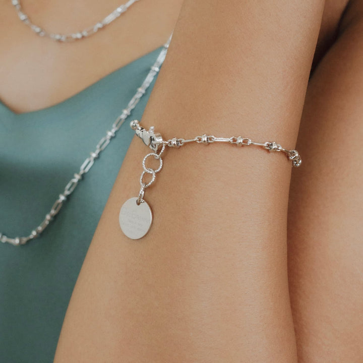 Bracciale Bella in Rodio
