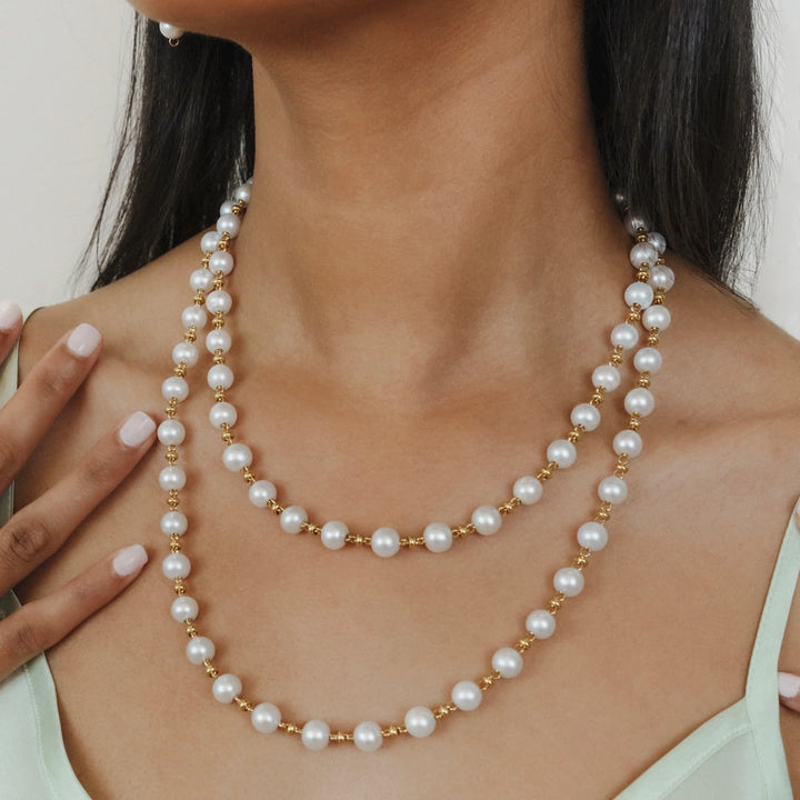 Collana Bella con Perle in Oro