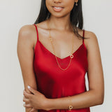 Collana Super Deco in Oro con Pavé