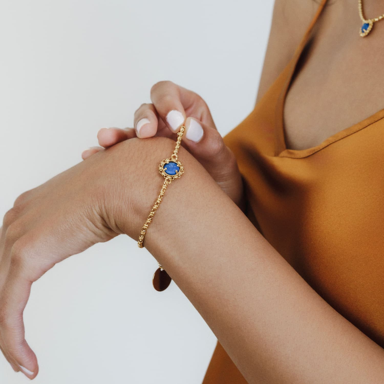 Bracciale Gemma in Oro con Lapislazzuli