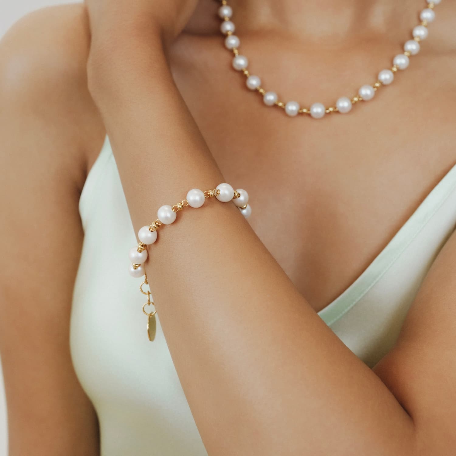 Bracciale Bella con Perle in Oro