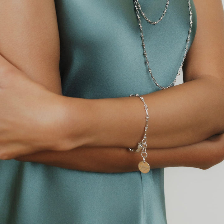 Bracciale Bella in Rodio